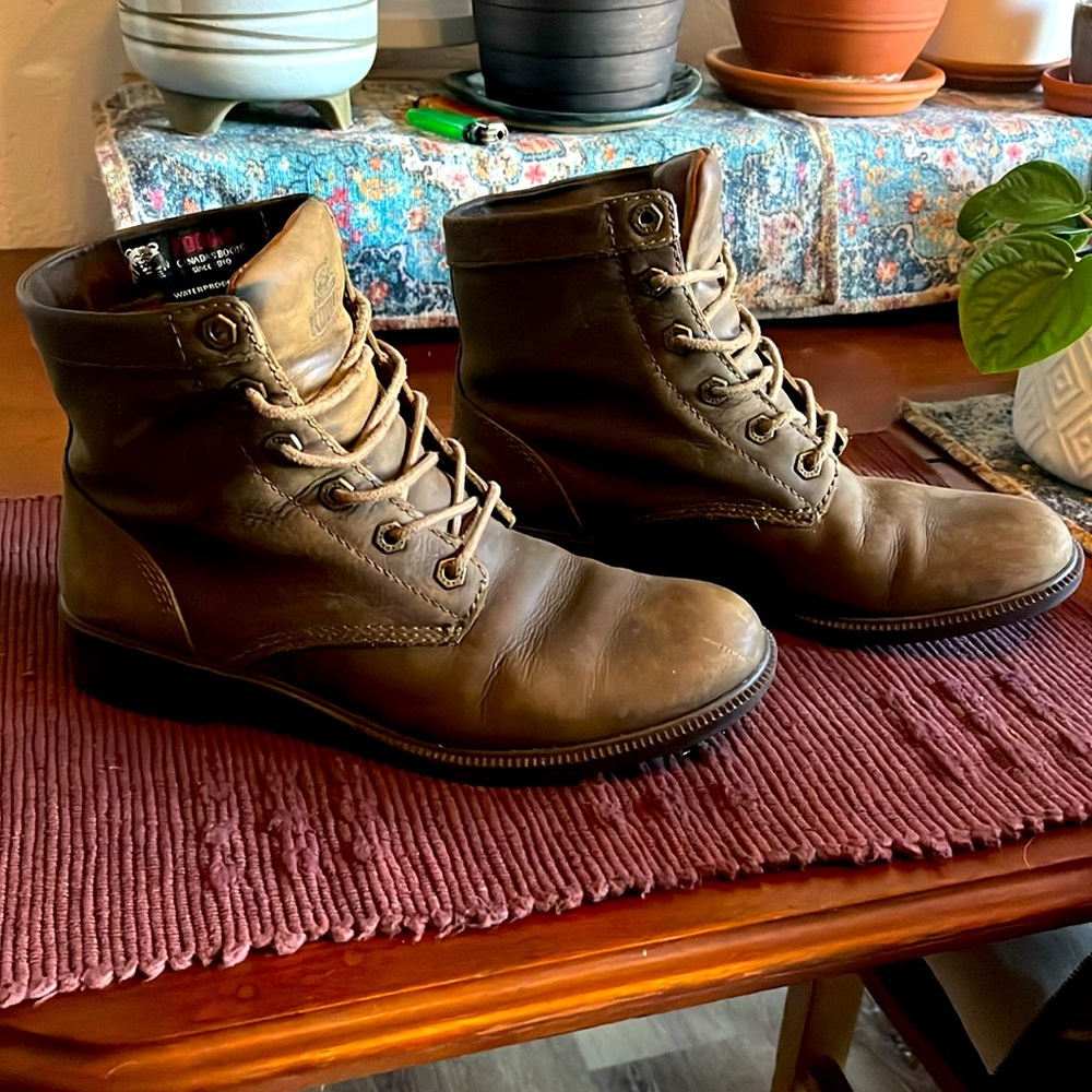 Waterproof Leather winter/rain boots